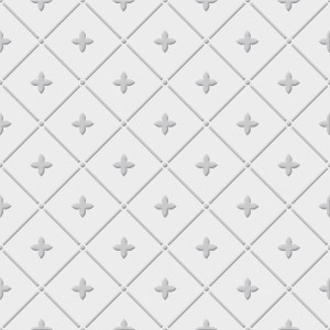 Płytka do kuchni wzorzysta szara z delikatnym rysunkiem Keros Alhambra Gris 25X25 dms