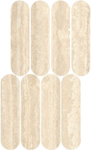 Marazzi Mystone Travertino Classico Lux Mosaico Ovale 20x36,5 M9PH mozaika gresowa imitująca trawertyn