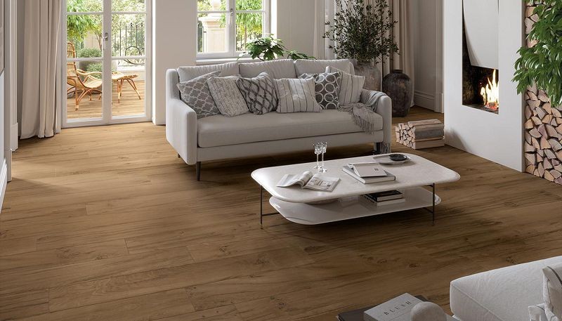 Emil Ceramica/Provenza Revival Cuoio Silktech 20x120 ELGA płytki gresowe imitujące drewno 126552