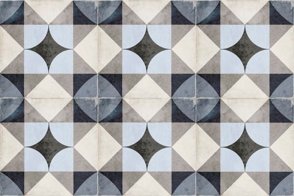 Equipe Art Nouveau Palais Blue 20x20 płytka gresowa patchwork 164610