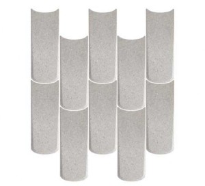 WOW Boho Tear Greige Stone 10x25 płytka ścienna