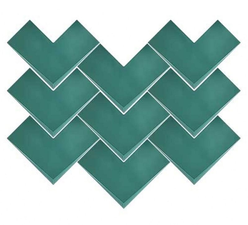 WOW Boho Elle Emerald 20x20 płytka ścienna 157860