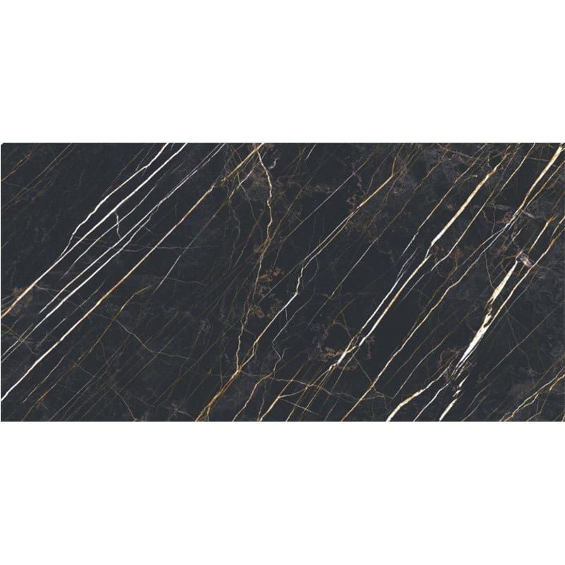 Casalgrande Padana Marmoker Night Storm Lucido 45x90 płytki gresowe imitujące czarny marmur 118677