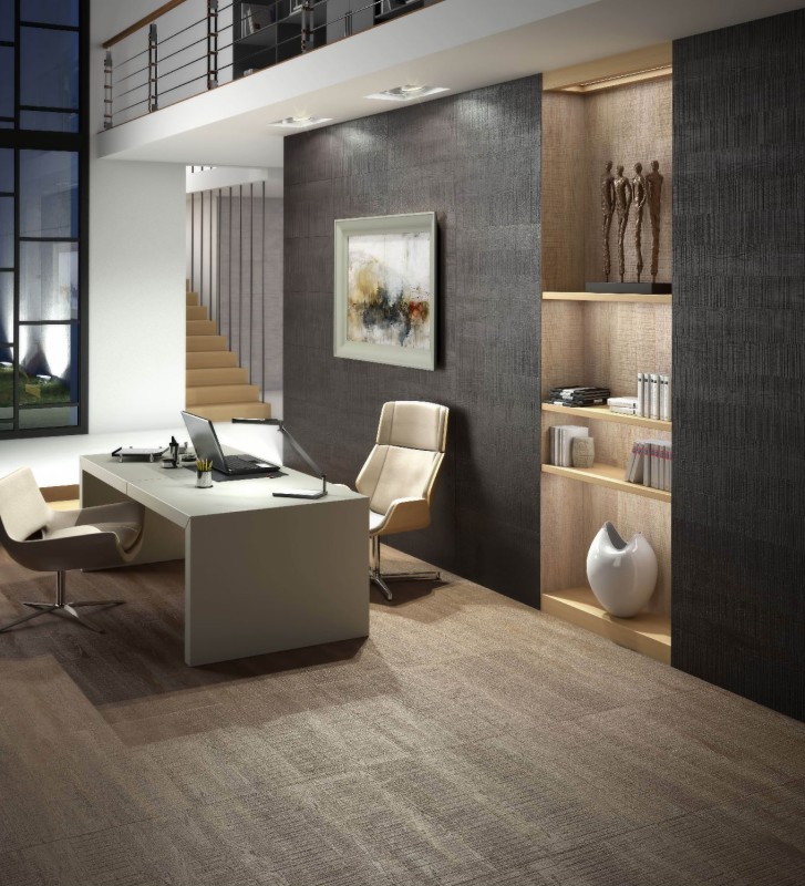 Płytki podłogowe czarne kamień Saloni Arquitect Antracita WC9760 45X90 83948