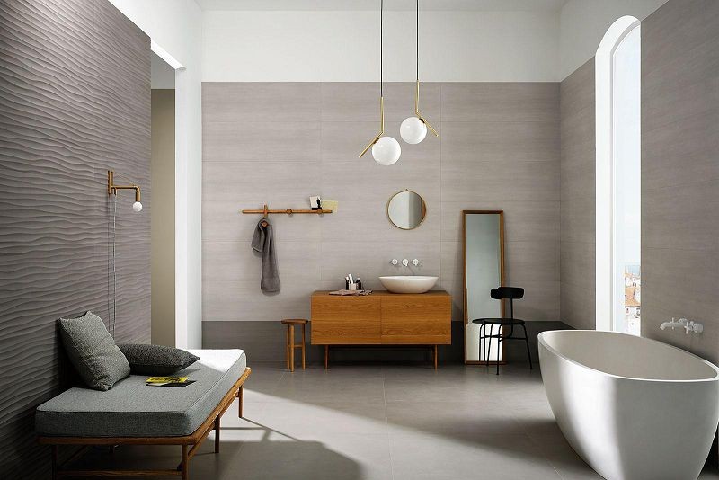 Marazzi Materika Struttura Wave 3D Antracite 40x120 MMFY płytka ścienna 139429