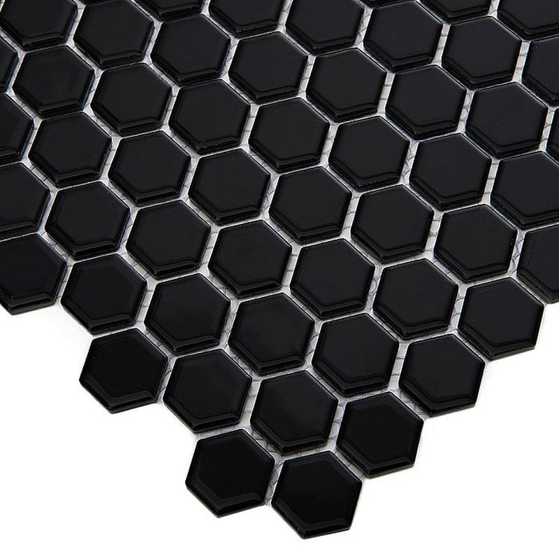 Dunin Mini Hexagon Black 26x30 mozaika heksagonalna 103590