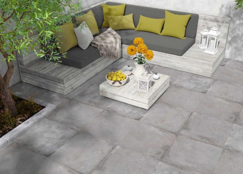 Halcon Origin Acero Mate 60x60 płytki betonowe gresowe 133234