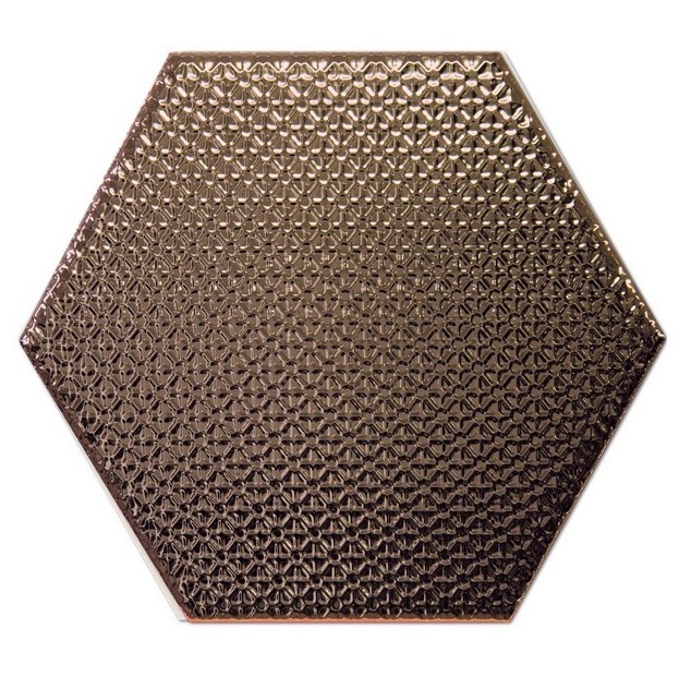 Płytki hexagonalne Decus Dec Hexagono Bronce 17x15 25639