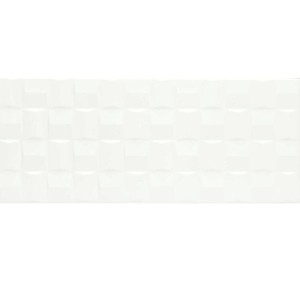 Marazzi Absolute White Struttura Cube Lux 25x76 MN0M płytka ścienna