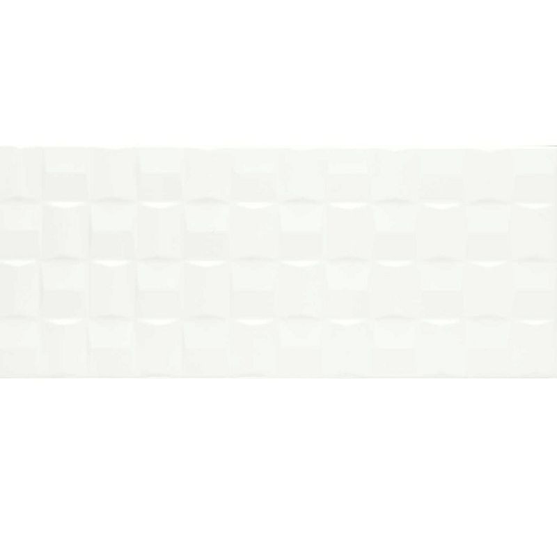 Marazzi Absolute White Struttura Cube Lux 25x76 MN0M płytka ścienna 136693