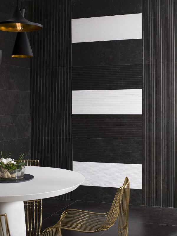 Porcelanosa Infinito Magma Black 33,3x100 płytka ścienna 148457