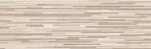 Płytki ścienne beżowe 3D Saloni Way Break Beige CKZ610 30x90