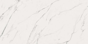 Płytki podłogowe marmur biały z czarną żyła ABK Sensi Statuario Ultra Lux+Ret. 60x120