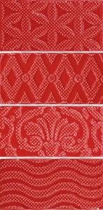 Płytki cegiełki czerwone dekoracyjneEquipe Masia Jewel Rosso 7.5X15