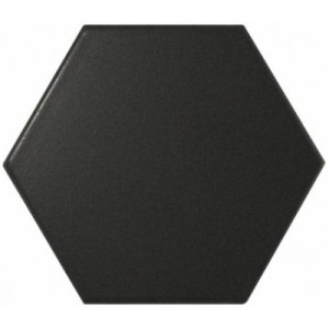 Equipe Scale Hexagon Black Matt 12,4x10,7 płytka ścienna
