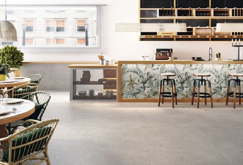 Porcelanite Dos Ceramica Helsinki 1841 Decor Blanco Garden 100x100 płytki patchwork gresowe 147455