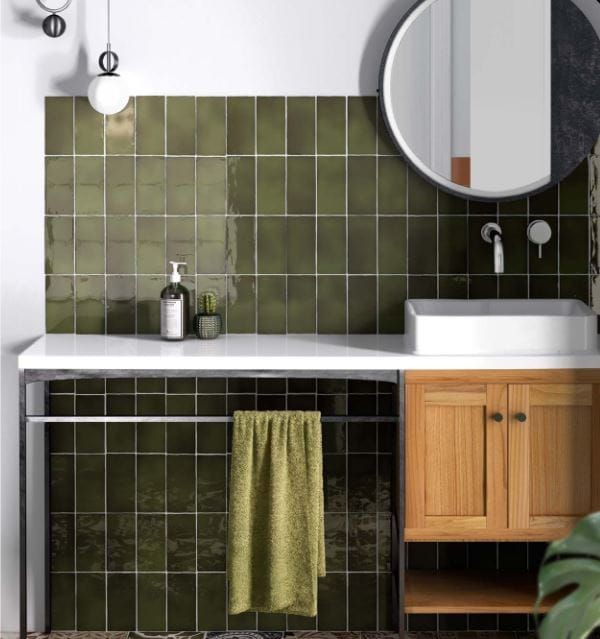 Equipe Manacor Basil Green 6,5x40 płytka ścienna 128023