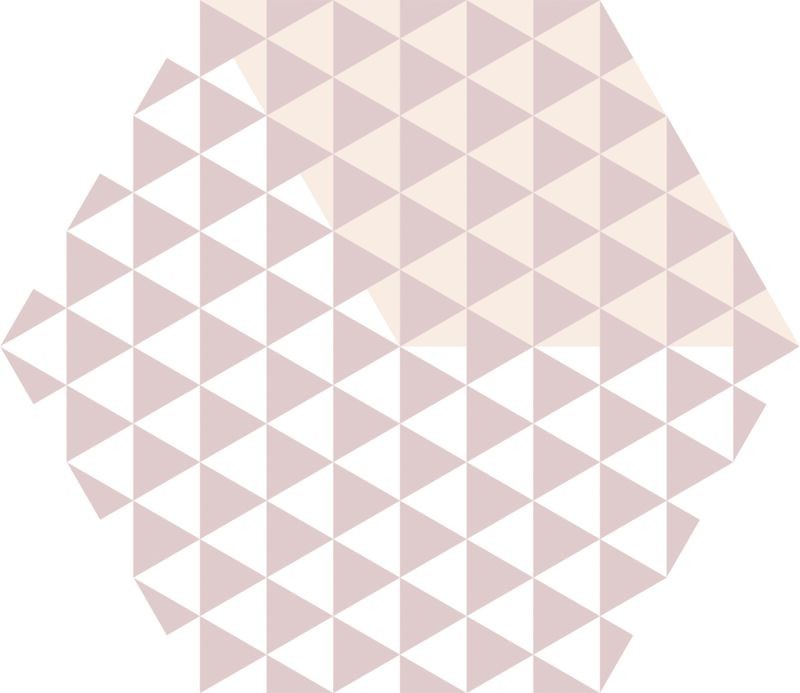 Keros Peonia Rosa 23x27 płytki heksagonalne 158528
