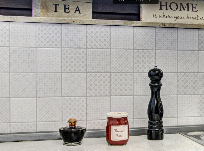 Mozaika patchworkowa wzorzysta szara biała duży kwadrat Metropol MM 0069 30 x 30 73639