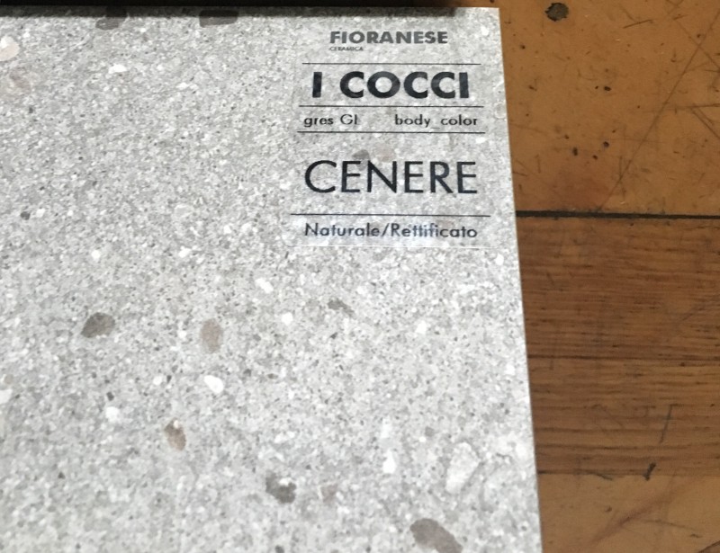 Płytki rustykalne jasno szary imitąjce kamień Fioranese I Cocci Cenere IC903R 90x90 94963