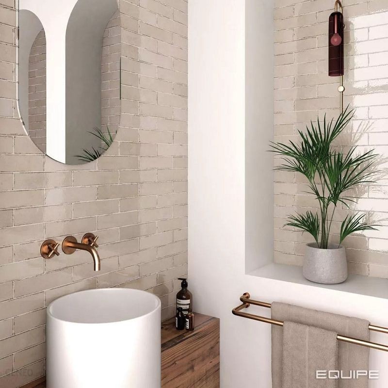 Equipe Tribeca Oatmeal 6x24,6 płytka ścienna cegiełka 128496