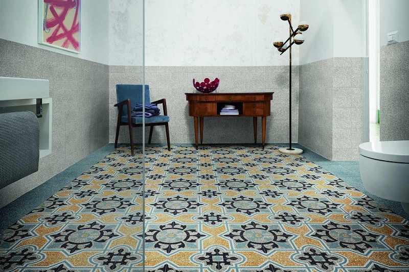Marazzi D_Segni Scaglie Grey 20x20 M1L0 płytka gresowa lastryko 136590