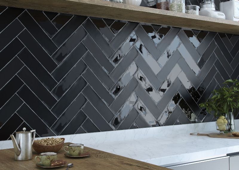 Cifre Colonial Black Brillo 7,5x30 płytka ścienna 158828
