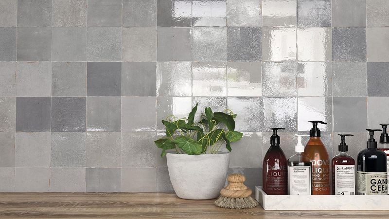 WOW Zellige Decor Grey 12,5x12,5 płytka ścienna 159406