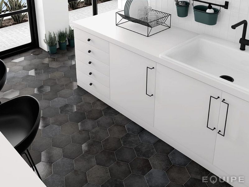 Equipe Heritage Carbon 17,5x20 płytka heksagonalna 127721