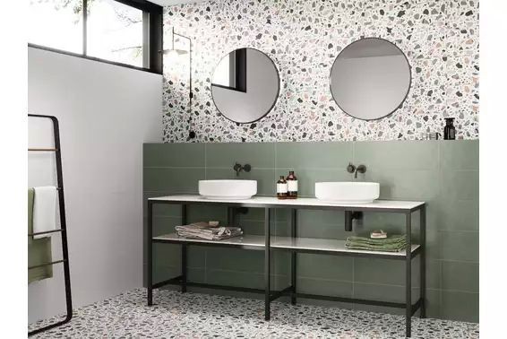 APE Stay Isla Green Mix 20x60 płytki ścienne lastryko dekoracyjne 112419