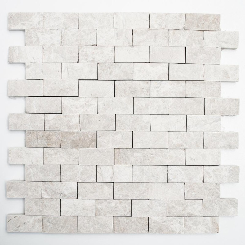 Mozaika prostokątna kwarcyt -marmur biały ceramiczna Metropol MM 0120 30,5 x 29,0 101971