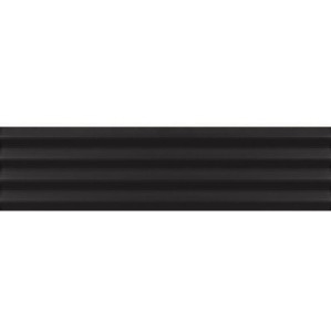 Equipe Costa Nova Praia Black Matt 5x20 płytki cegiełki dekoracyjne 3D