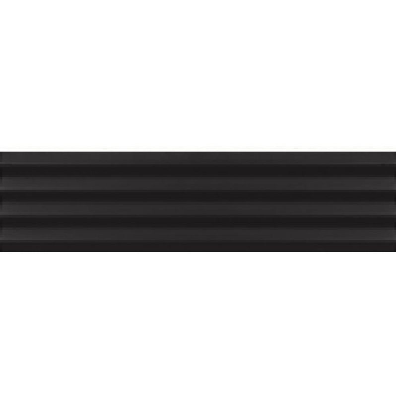 Equipe Costa Nova Praia Black Matt 5x20 płytki cegiełki dekoracyjne 3D 127329