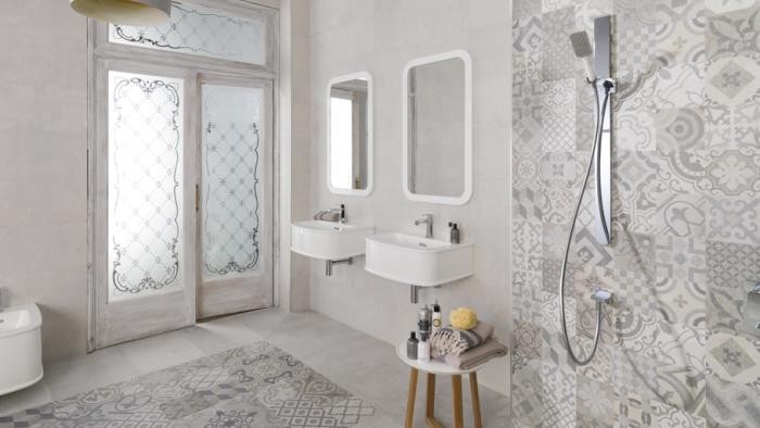 Płytki szare fale beton Porcelanosa Dover Modern Line Caliza P34707601 33,3x100 15085
