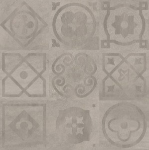 Gres kamień szary z żyłami patchwork Gardenia Orchidea Concept Stone Decor Grigio 80x80