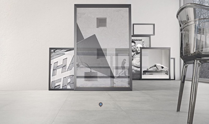 Płytki podłogowe gres beżowe beton ze strukturą tynku Casalgrande Padana Cemento Cassero beige 60x60 39118