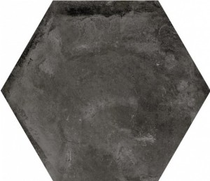 Płytki heksagonalne przetarty grafit Equipe Urban Hexagon Dark 29,2x25,4