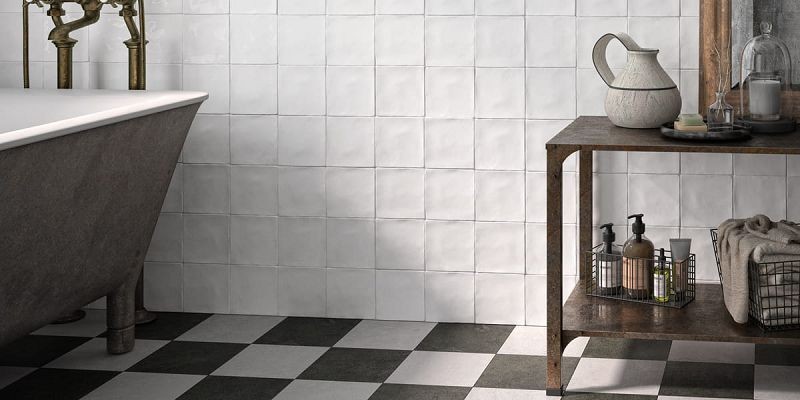 Barwolf Spatolato White 13x13 płytki ścienne 118024