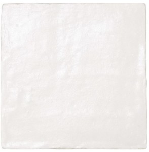 Płytki ścienne białe satyn nierówna powierzchnia Equipe Mallorca White 10x10