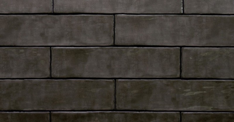 Płytki cegiełki grafitowe postarzane Decus Tradition Negro 7,5x30 18025