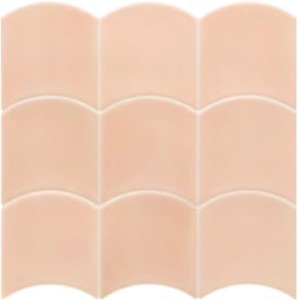 Equipe Wave Primrose Pink 12x12 płytki ścienne