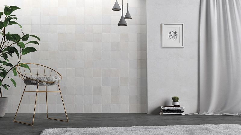 WOW Zellige White Matt 12,5x12,5 płytka ścienna 159423
