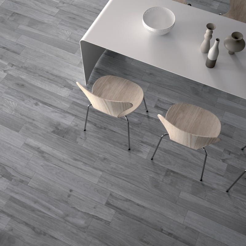 ABK Soleras Antracite Nat. 13,5x80 płytki gresowe imitujące drewno 107931