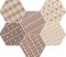 Płytki heksagonalne bez brąz Equipe Hexatile mate Lovely Colour 17.5X20 71713