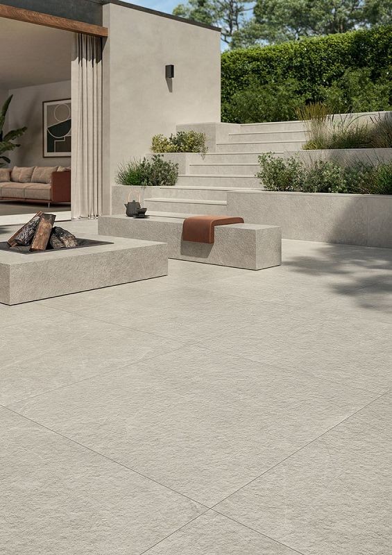 Marca Corona Arkistone Light Strutturato 60x60 F123 płytki gresowe tarasowe 20 mm 106884