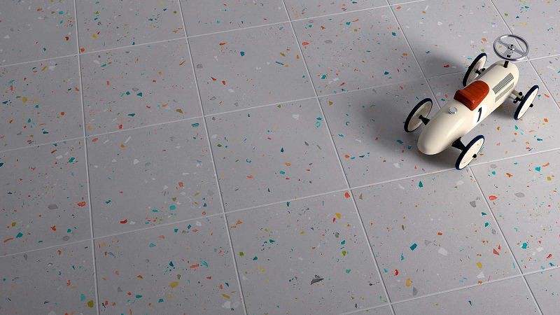WOW Color Drops Grey 18,5x18,5 płytka lastryko gresowa 155692
