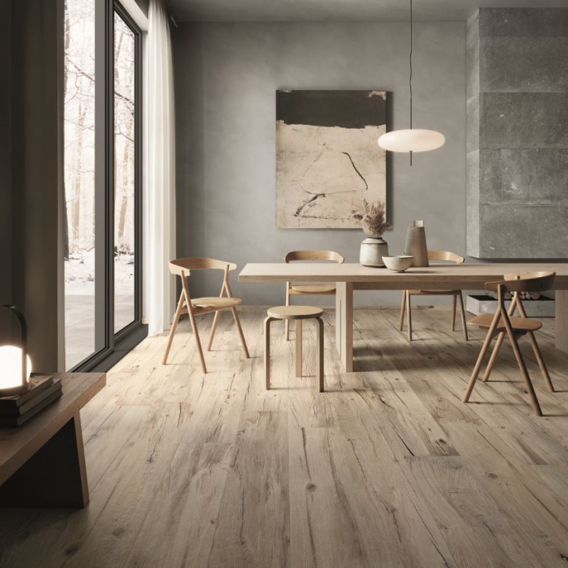 Gres rustykalne sęki drewno parkiet brąz beż Flaviker Nordik Wood PF60003672 Nordik Wood Beige 26x200 77761