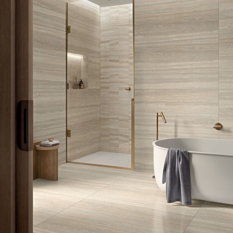 Ariana Dorica Crema Naturale 120x120 płytki gresowe imitujące trawertyn 104931