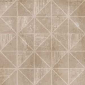 Gres podłogowy patchworkowy beż romby Equipe Handmade Nut 20x20