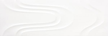 Płytki ścienne białe Vantage Drip Blanco Mate 40x120 57138